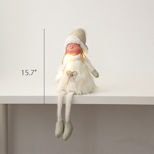 Cute Kitchen Coffee Gnome Doll With Light,Led Glowing Doll