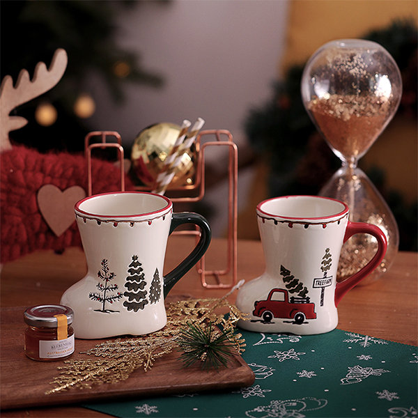 Christmas Creative Coffee Mug  Creative Co Op Christmas Mugs
