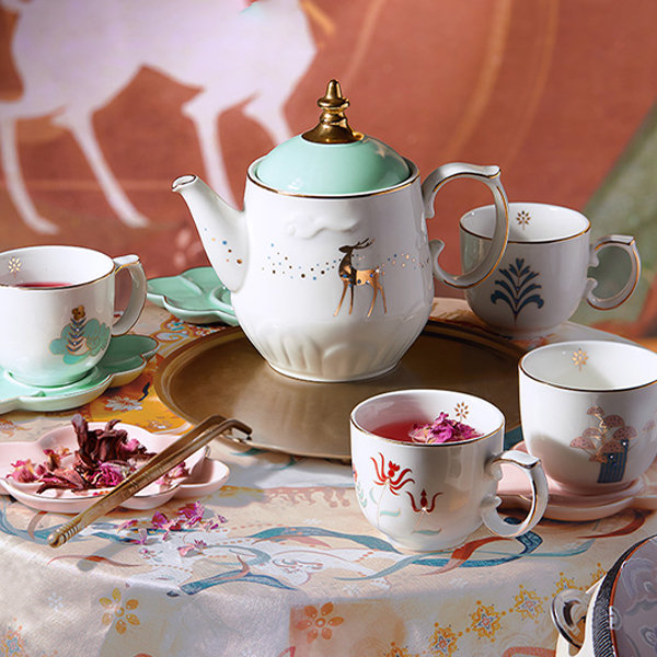 Elegant Ceramic Coffee Cups, Beautiful British Tea Cups, Unique Aftern –  artworkcanvas
