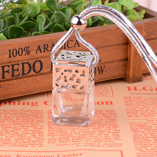 Glass Perfume Bottles - Embossed Design - Transparent from Apollo Box