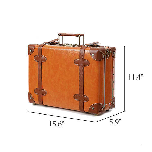 Vintage Suitcases Set by Fendi, Brown Monogram Travel, 1980s