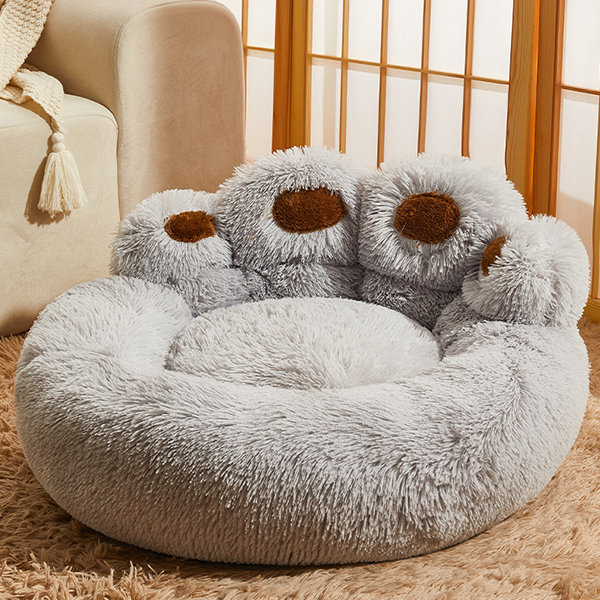 Cute Claw Cat Bed - Plush - Pink - Brown - Gray - ApolloBox