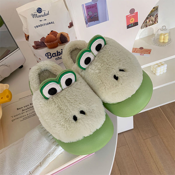 Cute Cartoon Fluffy Slippers from Apollo Box
