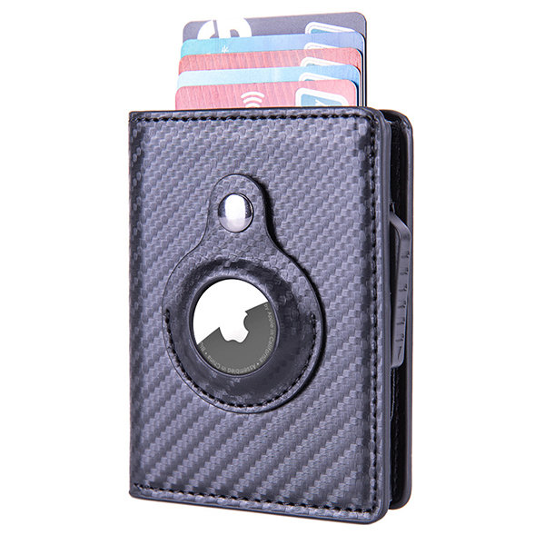 Uxcell 5.5x3.9 PU Leather Card Holder Travel Wallet Card
