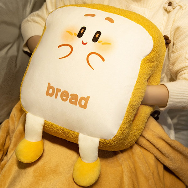 Cute Toast Cushion - ApolloBox