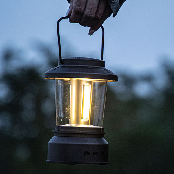 Outdoor Light - Bluetooth Speaker - LED - Black - ApolloBox