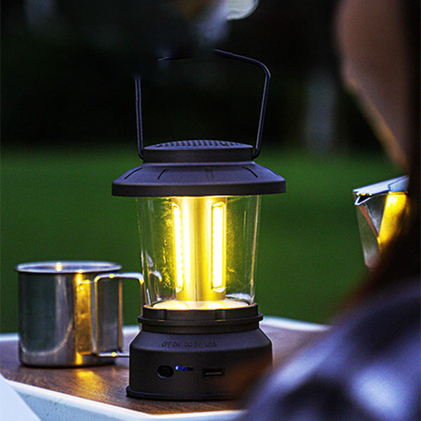 Outdoor Light - Bluetooth Speaker - LED - Black - ApolloBox
