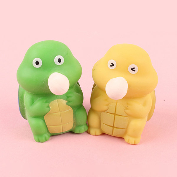 Stress Relief Toy - Plastic Squeeze Toy - Pig - Frog - Set of 3