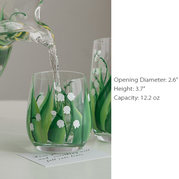 Lily Of The Valley Wine Glass - ApolloBox