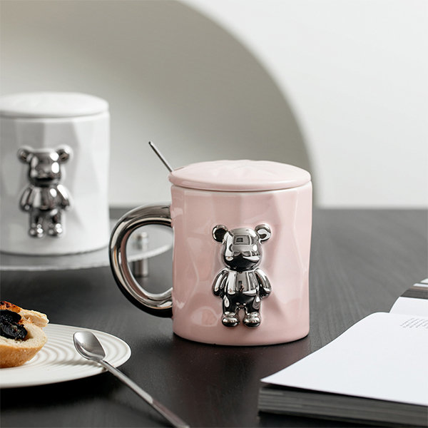 Cute Teddy Bear Beige Coffee Mug