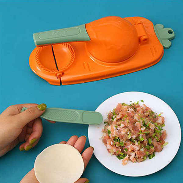 Dumpling Maker 2 In 1 - Orange - Pink - 4 Colors from Apollo Box