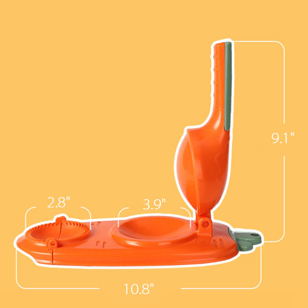 Dumpling Maker 2 In 1 - Orange - Pink - 4 Colors from Apollo Box