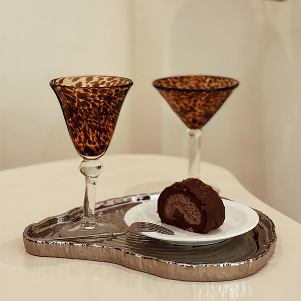 Leopard Print Sherry Glass - Cocktail Glass - ApolloBox