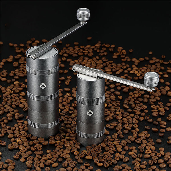 Electric Coffee Bean Grinder - Black - Gray - USB Charging from Apollo Box