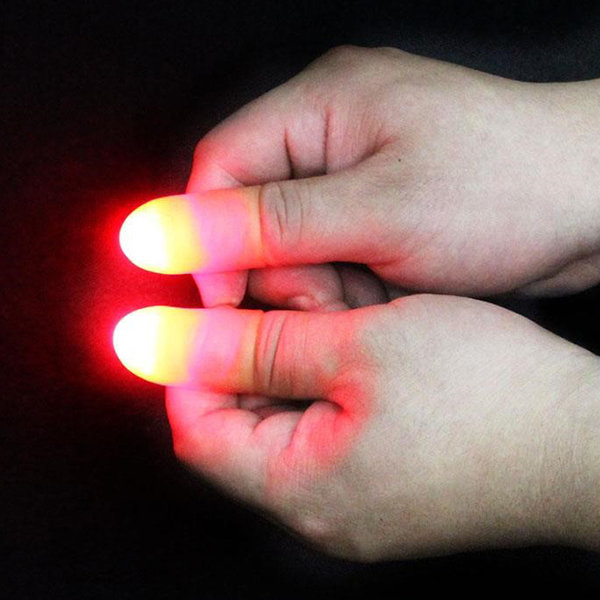 Magic Finger Lights - Plastic - 5 Colors Available