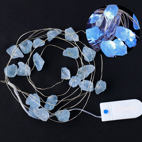 Natural Stone String Lights - Crystal - 4 Patterns - ApolloBox