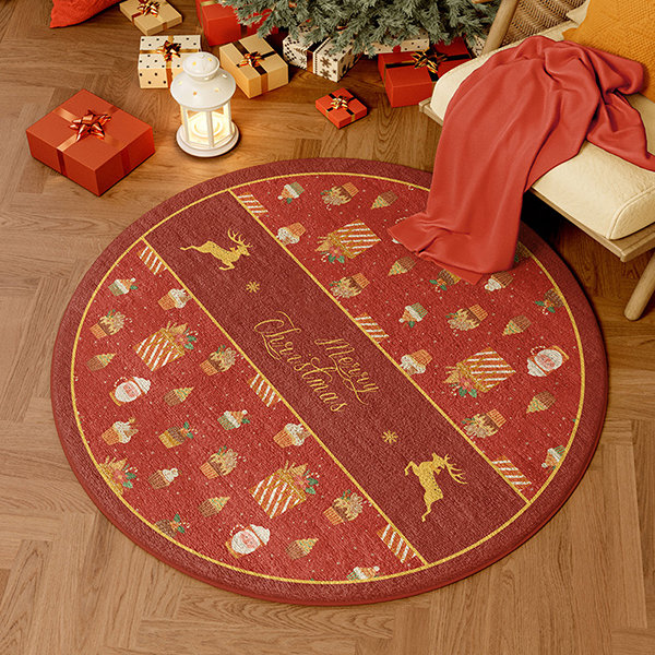 Christmas Elk Rug - ApolloBox