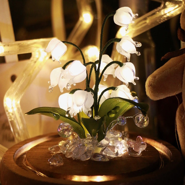 Flower and Garden Night Light, Lily of The Valley LED Night Light