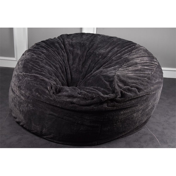 Large crushed discount velvet bean bag