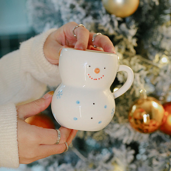 C&F Home 16oz Snowman Cute Christmas Mug