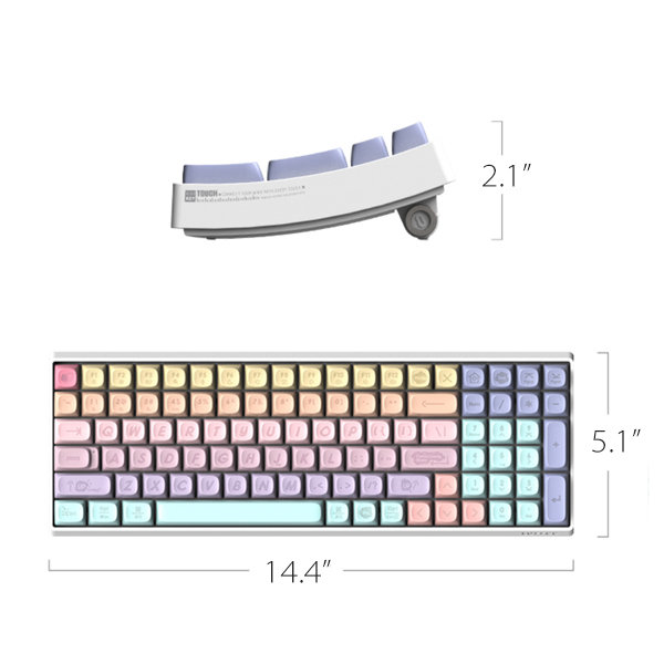 Keyboard Mekanik Nirkabel - 100 TombolKeyboard Mekanik Nirkabel - 100 Tombol  