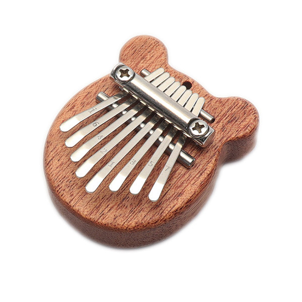 8 Note Mini Kalimba with Unique Bird Print Design