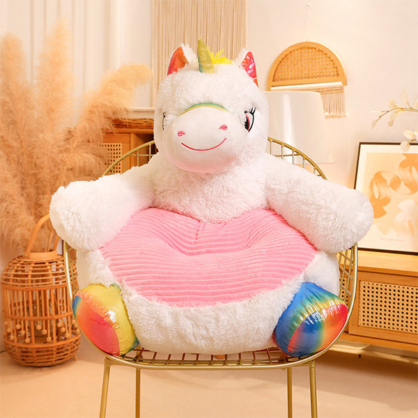 Lovely Plush Rabbit Chair Pillow Cute Soft Comfortable Office