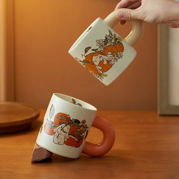 Cute Cartoon Mug - Rabbit - Fox - Ceramic from Apollo Box