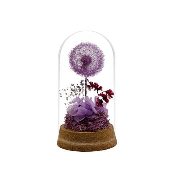 Dandelion Ornament - Glass - Wood - 4 Colors - ApolloBox