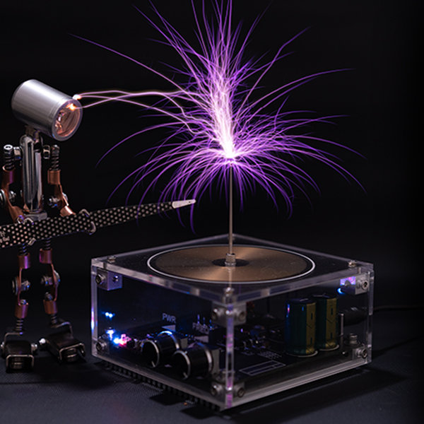 HOW TESLA COIL MAKES LIGHTNING AND PLAYS MUSIC