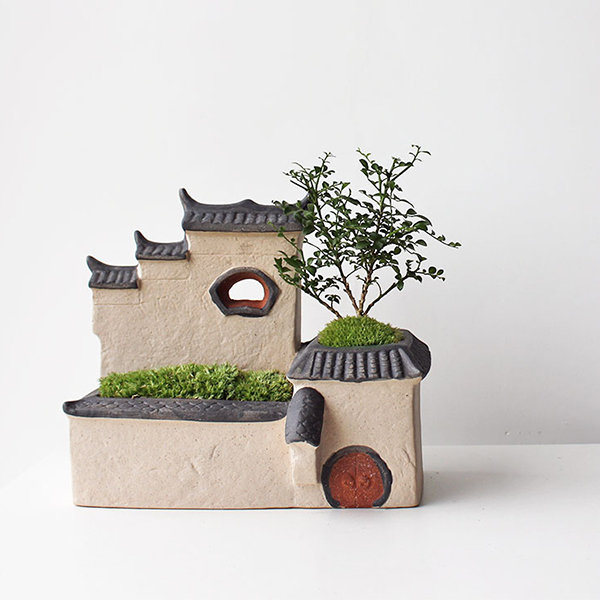 Classic Planter - Ceramic - Landscape Style