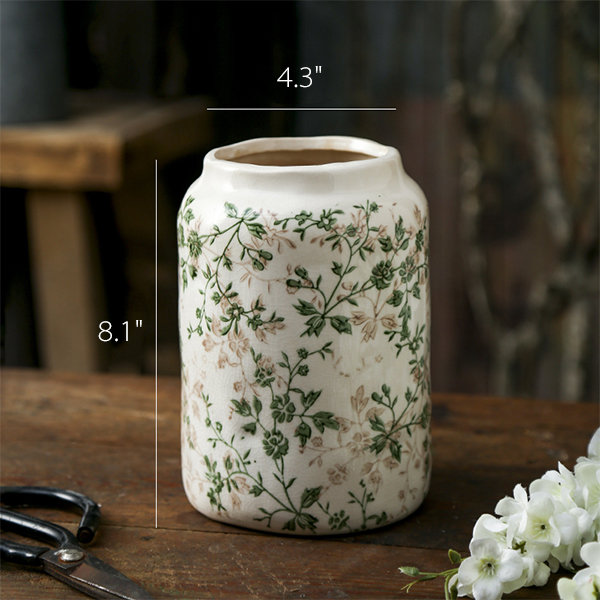 Country Look Floral Vases Ceramic 6 Sizes ApolloBox   R5bESArray8 