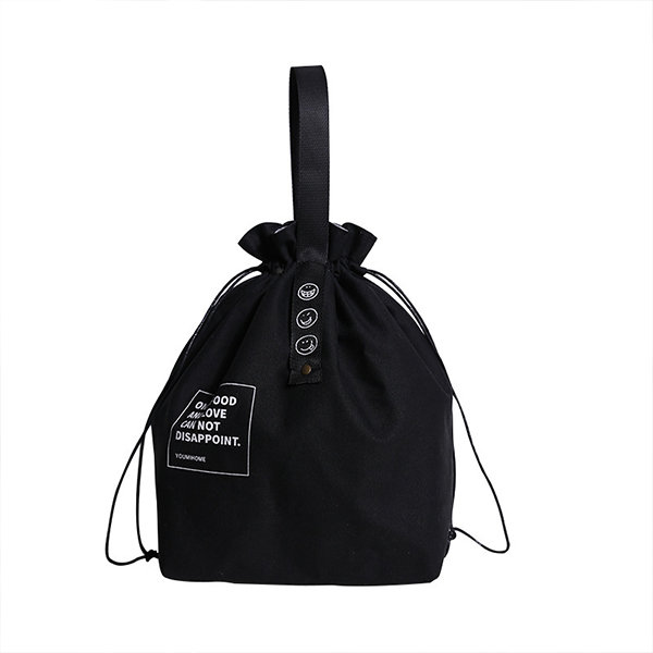 Bento Bag - Cotton - Black - Green - 3 Colors - ApolloBox