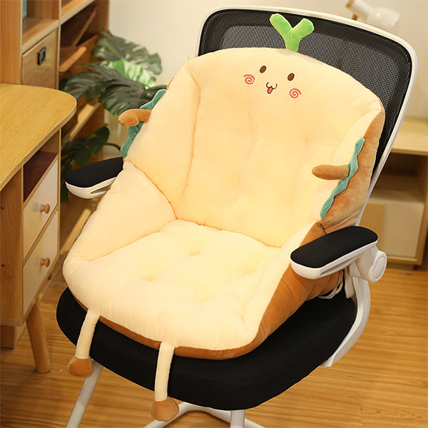 Cartoon Toast Seat Cushion - Back Cushion - 4 Patterns - ApolloBox