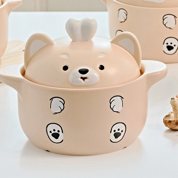 Cute Dog Cooking Pot - Ceramic - Import From Korea from Apollo Box