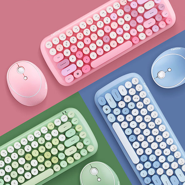and Mouse Set - Pink - Blue - 3 Colors - ApolloBox