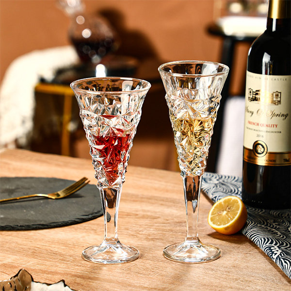 Modern Wine and Champagne Glass from Apollo Box