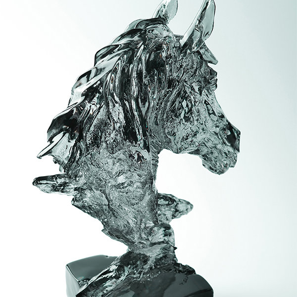 RINOART Artistic Horse Head Decor - Resin - Modern Art