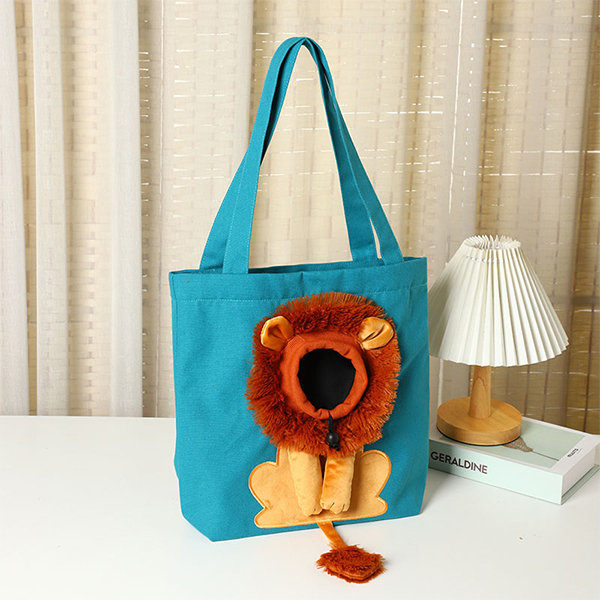 Zoo Atlanta Austin Blue Lion Messenger Bag