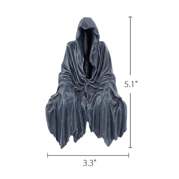 Faceless Wizard Ornament - Resin - Fantasy Decor from Apollo Box