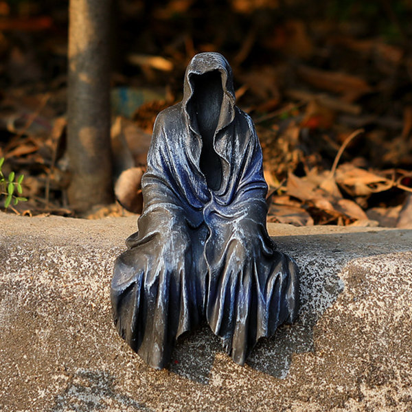 Faceless Wizard Ornament - Resin - Fantasy Decor from Apollo Box