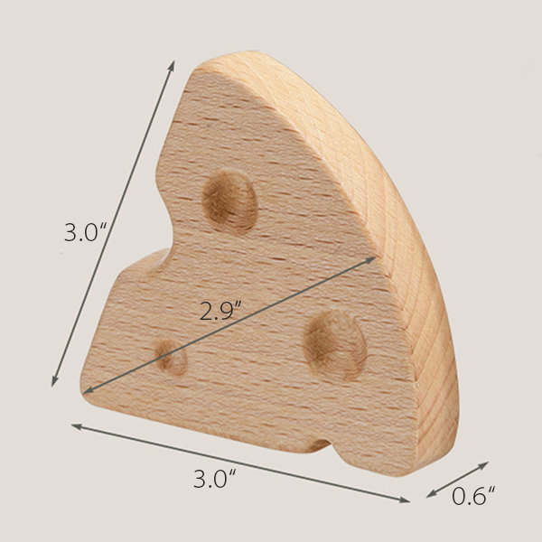 Fun Bottle Opener - Wood - Biscuit - Cheese - Practical - ApolloBox