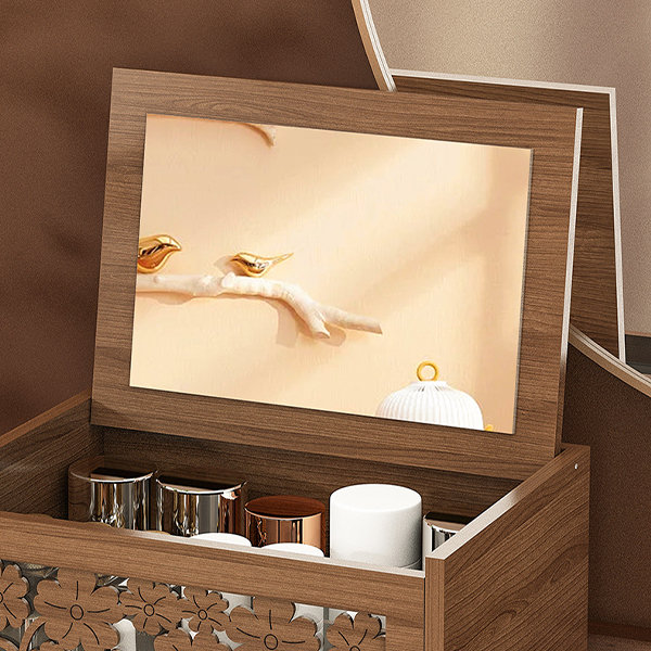 Duckling Cosmetic Storage Box - Glass - White - Yellow - 3 Colors