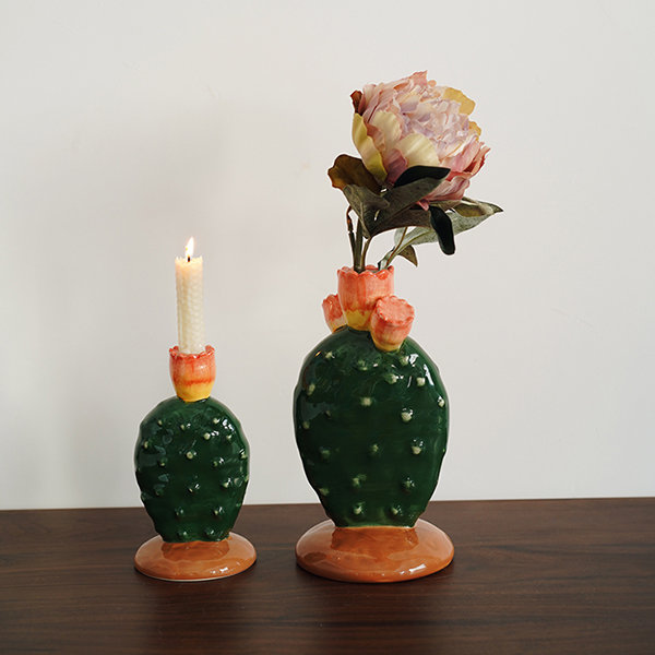 Shaped Cactus Candle 