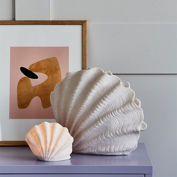 Shell Decorative Light - Sandstone - Mediterranean Style - ApolloBox