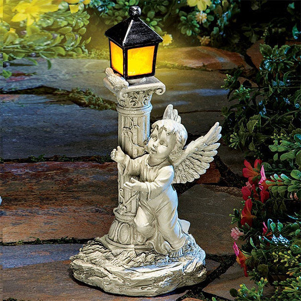 Roman Column Lantern - Solar Powered - Resin - 2 Patterns Available from  Apollo Box