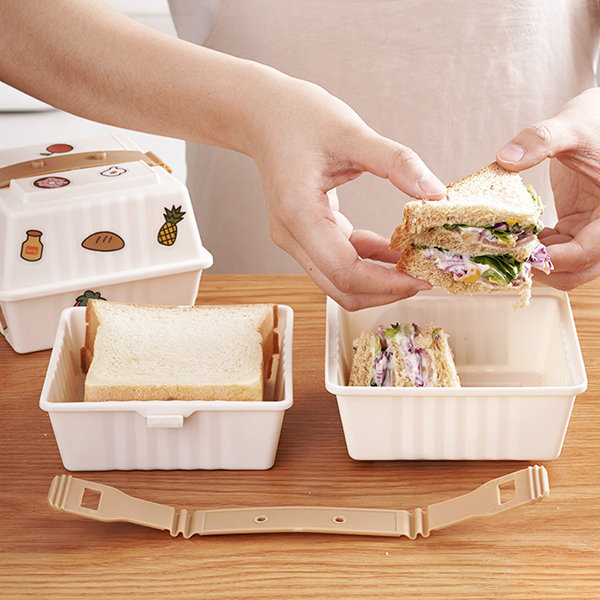 Bento Sandwich Box - Take Your Lunch - For Kids And Adults from Apollo Box
