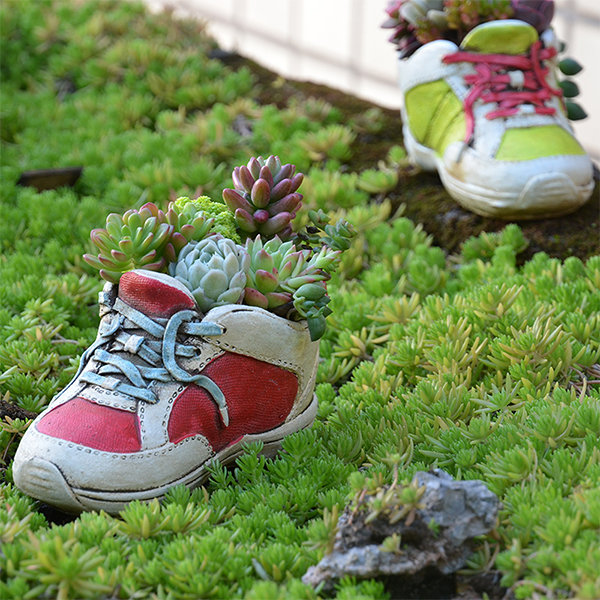 Vintage Shoe Flowerpot - ApolloBox