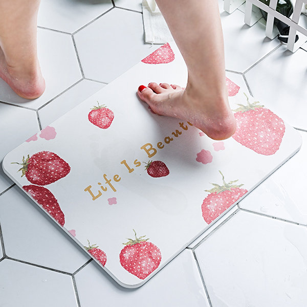 Strawberry Bathmat
