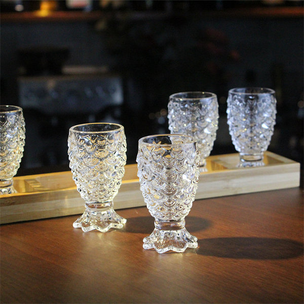 Godinger Pineapple Shot Glasses - Set of 6 - Clear